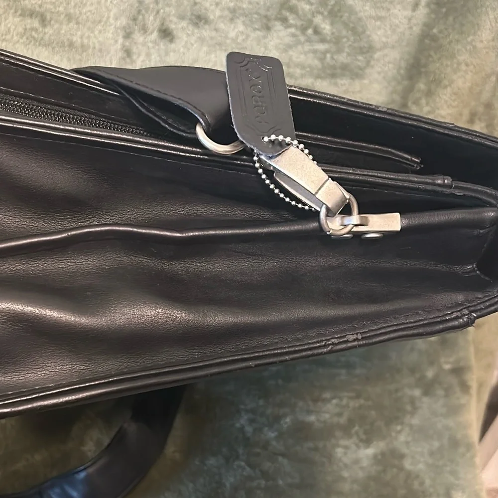 Coach Porox leather messenger/laptop bag. **🚨REHAB🚨🚨